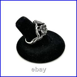 James Avery Retired 925 Sterling Silver 3 Triple Flower Dogwood Ring Size 7.75 James Avery Retired 925 Sterling Silver 3 Triple Flower Dogwood Ring Size 7.75