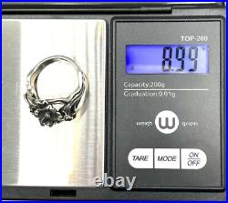 James Avery Retired 925 Sterling Silver 3 Triple Flower Dogwood Ring Size 7.75 James Avery Retired 925 Sterling Silver 3 Triple Flower Dogwood Ring Size 7.75
