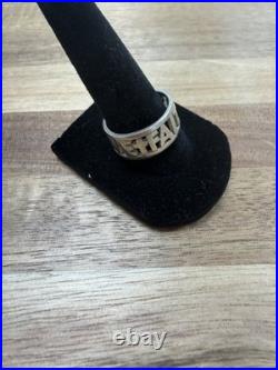 James Avery Retired 925 Sterling Silver 925 Faith Love Hope Ring Size 8.75 L631