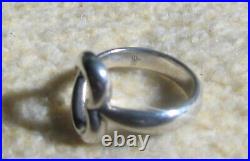 James Avery Retired 925 Sterling Silver Abounding Heart Ring Size 8.5