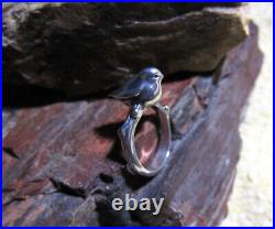 James Avery Retired 925 Sterling Silver Bird On A Branch Ring Size 9.5