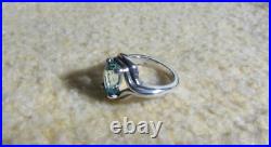 James Avery Retired 925 Sterling Silver Blue Topaz Adriana Ring Size 4.5