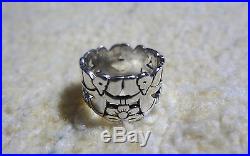 James Avery Retired 925 Sterling Silver Continuous Angels Band Ring Size 6.5