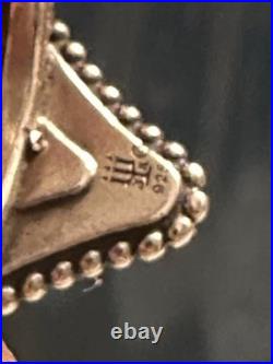 James Avery Retired 925 Sterling Silver Dakota Ring with Turquoise Size 7.0