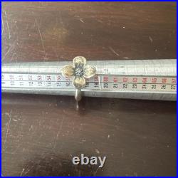 James Avery Retired 925 Sterling Silver Dogwood Blossom Ring Size 8