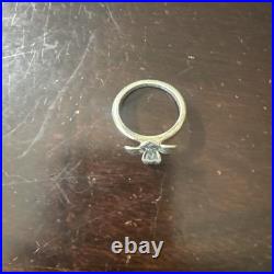 James Avery Retired 925 Sterling Silver Dogwood Blossom Ring Size 8