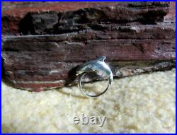 James Avery Retired 925 Sterling Silver Dolphin Ring Size 5