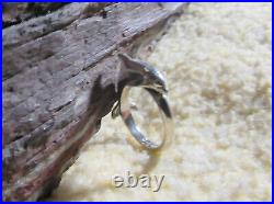 James Avery Retired 925 Sterling Silver Dolphin Ring Size 5