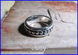 James Avery Retired 925 Sterling Silver Eternity Beaded Ring Size 6.5