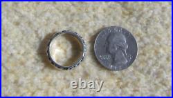 James Avery Retired 925 Sterling Silver Hearts & Flowere Ring Size 7