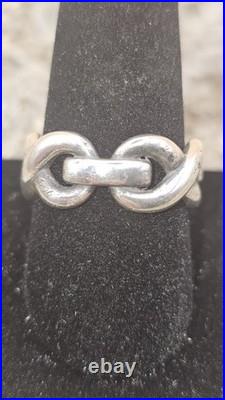 James Avery Retired 925 Sterling Silver Infinity Band Ring Size 9.75