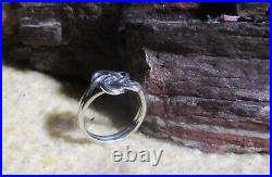 James Avery Retired 925 Sterling Silver Intertwined Hearts Ring Size 9.5