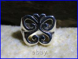 James Avery Retired 925 Sterling Silver Open Spring Butterfly Ring Size 3.5