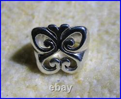 James Avery Retired 925 Sterling Silver Open Spring Butterfly Ring Size 3.5