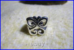 James Avery Retired 925 Sterling Silver Open Spring Butterfly Ring Size 3.5