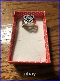 James Avery Retired 925 Sterling Silver Open Spring Butterfly Ring Size 9