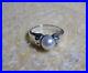 James Avery Retired 925 Sterling Silver Scroll Ring with Cultured Pearl Size 5.5