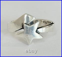James Avery Retired 925 Sterling Silver Shooting Star Ring Size 9