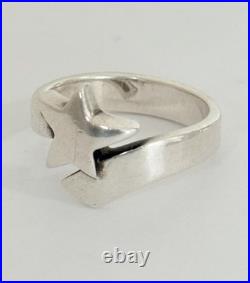 James Avery Retired 925 Sterling Silver Shooting Star Ring Size 9