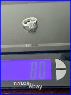 James Avery Retired 925 Sterling Silver Shooting Star Ring Size 9