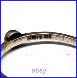 James Avery Retired 925 Sterling Silver Tiny Gray Pearl Stackable Ring Size 10