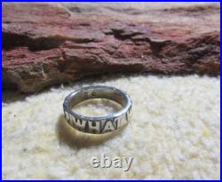 James Avery Retired 925 Sterling Silver What Would Jesus Do Band Ring Size 7.0