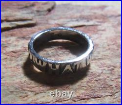 James Avery Retired 925 Sterling Silver What Would Jesus Do Band Ring Size 7.0