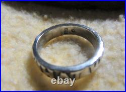 James Avery Retired 925 Sterling Silver What Would Jesus Do Band Ring Size 7.0