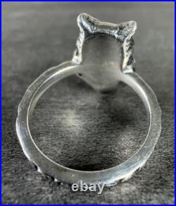 James Avery Retired 925 Woodland Owl Ring Size 8.5 9.1 Grams