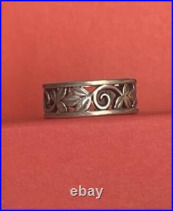 James Avery Retired Abounding Vine Band/Size-6.5 James Avery Retired Abounding Vine Band/Size-6.5