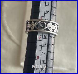 James Avery Retired Abounding Vine Band/Size-6.5 James Avery Retired Abounding Vine Band/Size-6.5