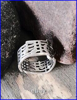 James Avery Retired Amazing Grace Sterling Silver Ring! Size 7 Fits 6.5