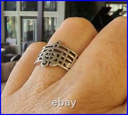 James Avery Retired Amazing Grace VINTAGE Ring! Size 8 Fits 7.5