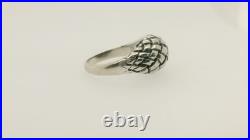 James Avery Retired Basket Weaved Domed Ring Size 6.5