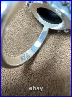 James Avery Retired Beaded Marquise Onyx Ring Size 7.5 James Avery Retired Beaded Marquise Onyx Ring Size 7.5