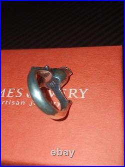 James Avery Retired Bird On A Branch Ring Size 7.5