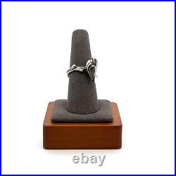 James Avery Retired Bird on a Branch Sterling Silver Ring Size 8