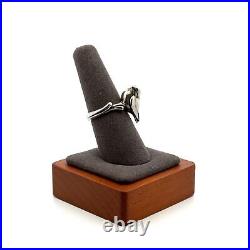 James Avery Retired Bird on a Branch Sterling Silver Ring Size 8
