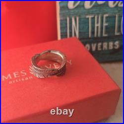 James Avery Retired Birds of a Feather Band Ring Size 5