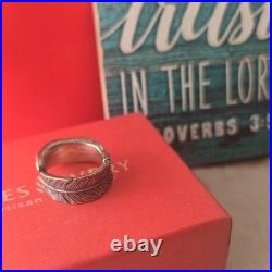 James Avery Retired Birds of a Feather Band Ring Size 5