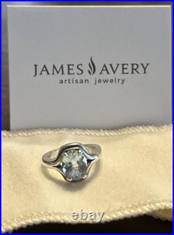 James Avery Retired Blue Topaz Adriana Sterling Silver Ring Size 5 1502125 James Avery Retired Blue Topaz Adriana Sterling Silver Ring Size 5 1502125