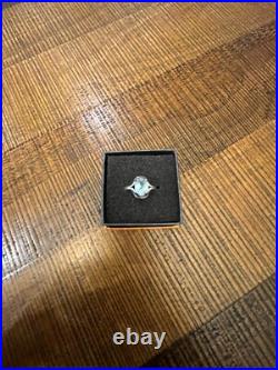 James Avery Retired Blue Topaz Adriana Sterling Silver Ring Size 8