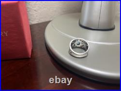 James Avery Retired Blue Topaz Silver Vines Ring Size 6 WithJames Avery Box EUC