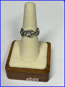 James Avery Retired Bold Infinity Ring, Size 8.925, Sterling Silver