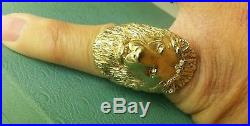 James Avery Retired Bold King Lion Ring LEO Sz7 39.8 G-Heaviest Ring On eBay