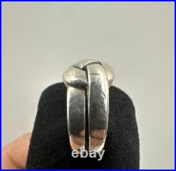 James Avery Retired Bold Knot Woven Ring Wonderful Design Rare JA Piece! Sz 6.5