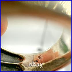 James Avery Retired Bold Knot Woven Ring Wonderful Design Rare JA Piece! Sz 6.5