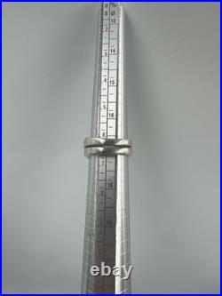 James Avery Retired Bold Knot Woven Ring Wonderful Design Rare JA Piece! Sz 6.5