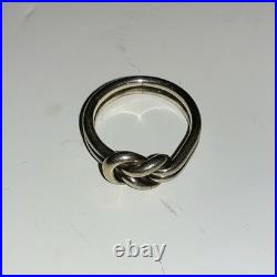 James Avery Retired Bold Lover's Knot Ring size 6