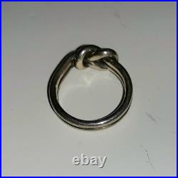 James Avery Retired Bold Lover's Knot Ring size 6